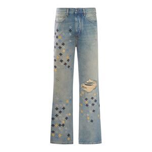 Amiri Men Jeans With Embroidery But Quad